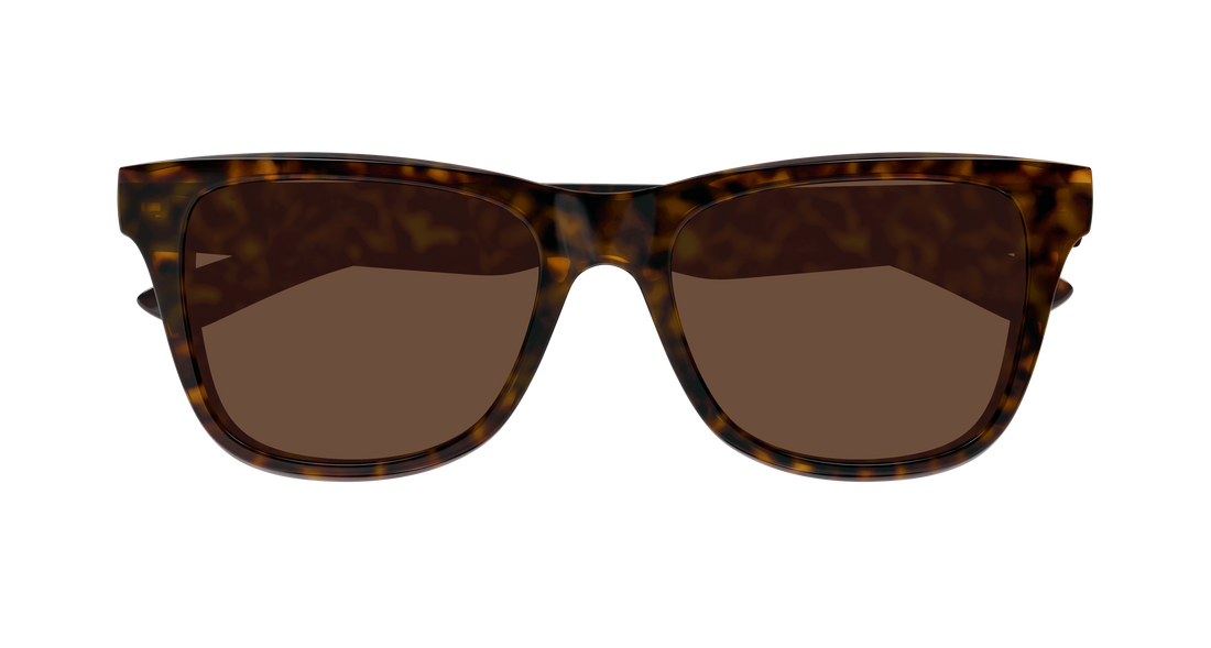 Occhiali da sole balenciaga bb0425sk 002 havana rectangular / squared masculino taglia 55mm - Vista dettagliata
