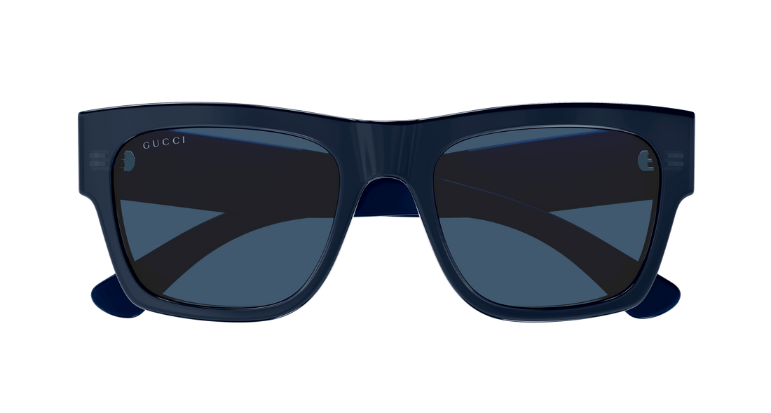 Sonnenbrillen gucci gg1793s 004 azul square masculino größe 54mm - Detailansicht
