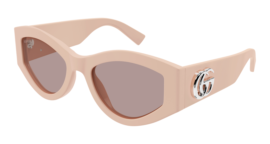 Occhiali da sole gucci gg1951s 005 rosa geometric femenino taglia 53mm - Vista principale