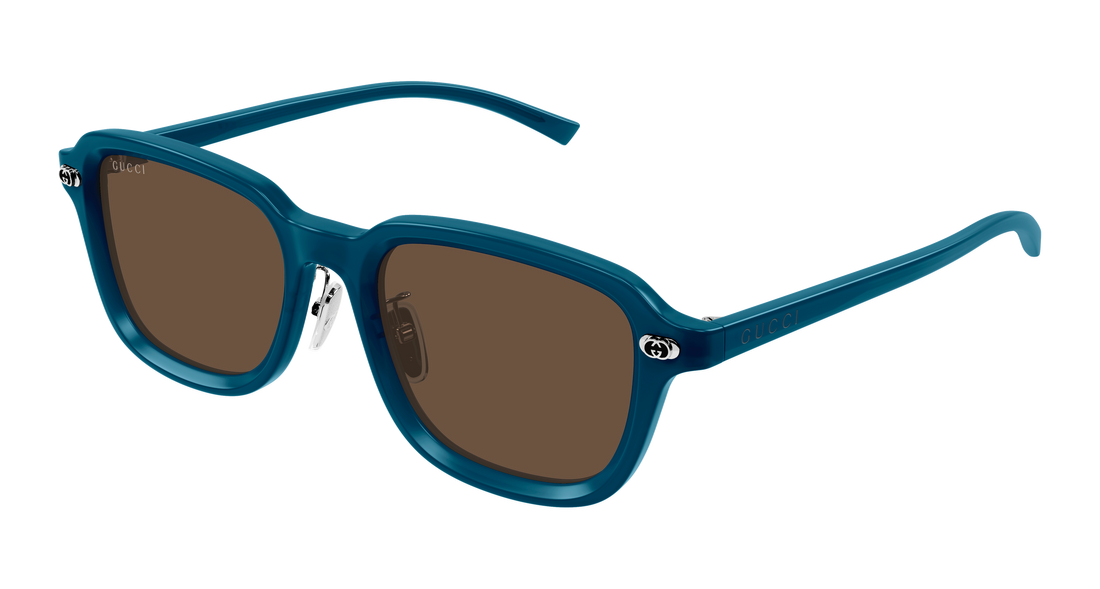 Occhiali da sole gucci gg1948sk 003 azul rectangular / squared masculino taglia 53mm - Vista principale