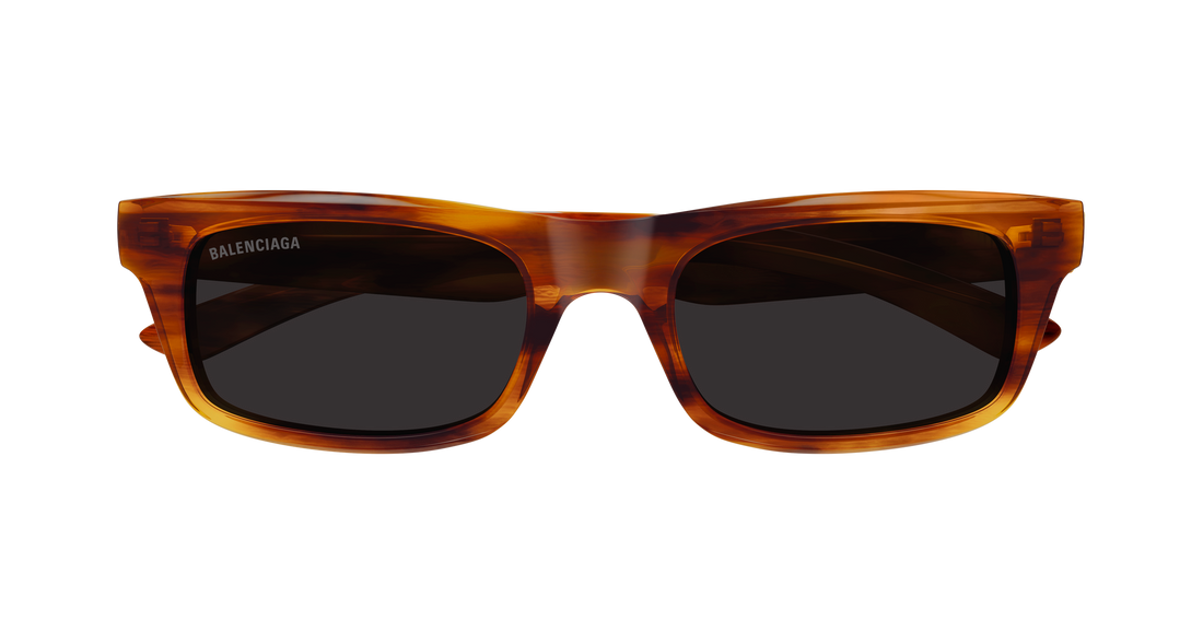 Gafas de sol balenciaga bb0422s 003 marron rectangular / squared masculino talla 54mm - Vista de detalle