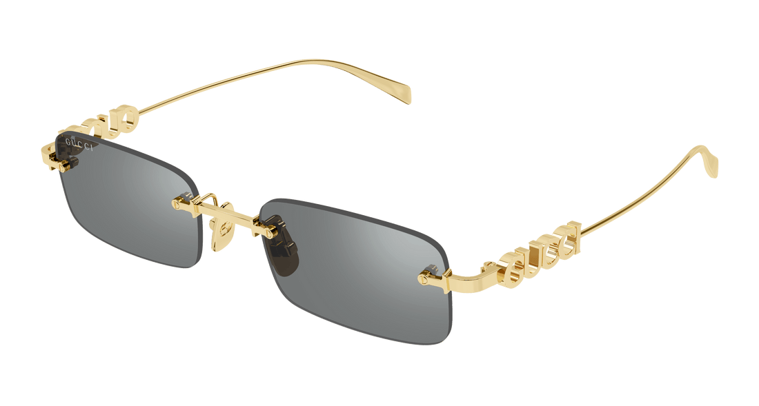 Lunettes de soleil gucci gg1808s 003 dorado square masculino taille 52mm - Vue principale