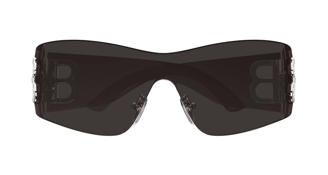 Gafas de sol balenciaga bb0359s 005 gris mask femenino talla 99mm - Vista de detalle