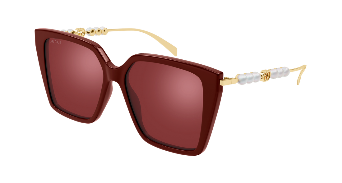 Occhiali da sole gucci gg1967s 004 burdeos butterfly femenino taglia 54mm - Vista principale