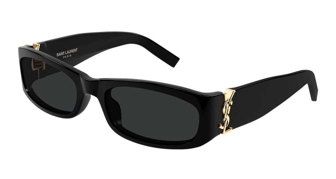 Óculos de sol saint laurent sl m152 001 negro rectangular / squared unisex tamanho 55mm - Vista principal