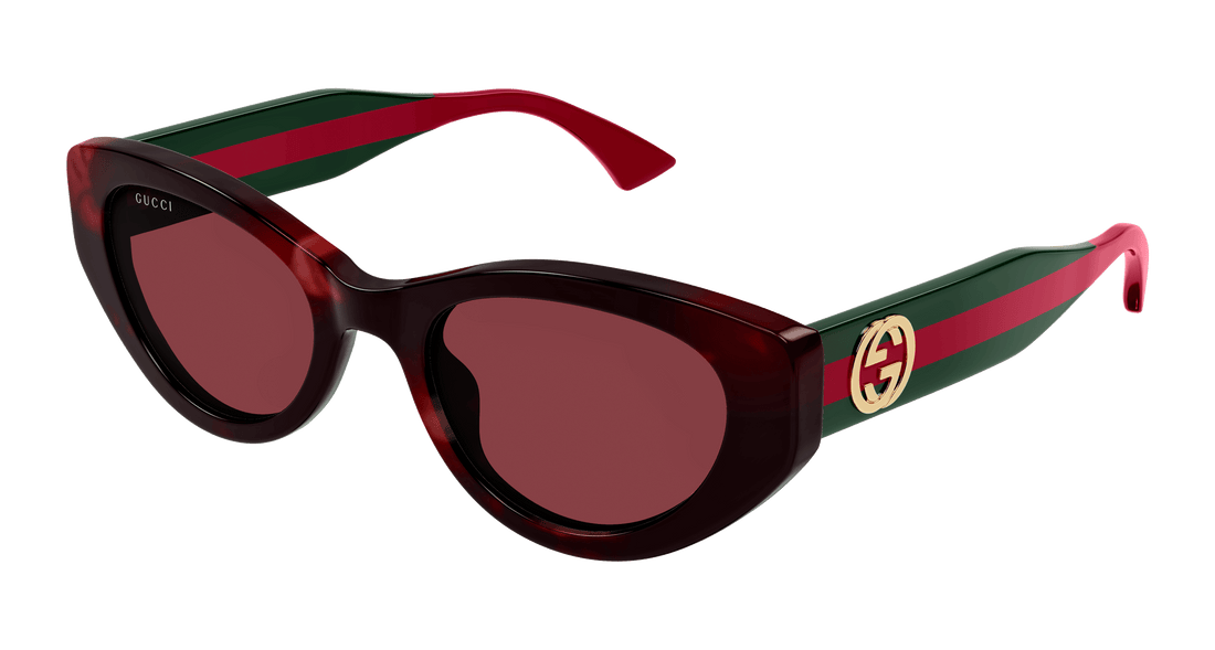 Lunettes de soleil gucci gg1862s 003 havana cat eye femenino taille 52mm - Vue principale