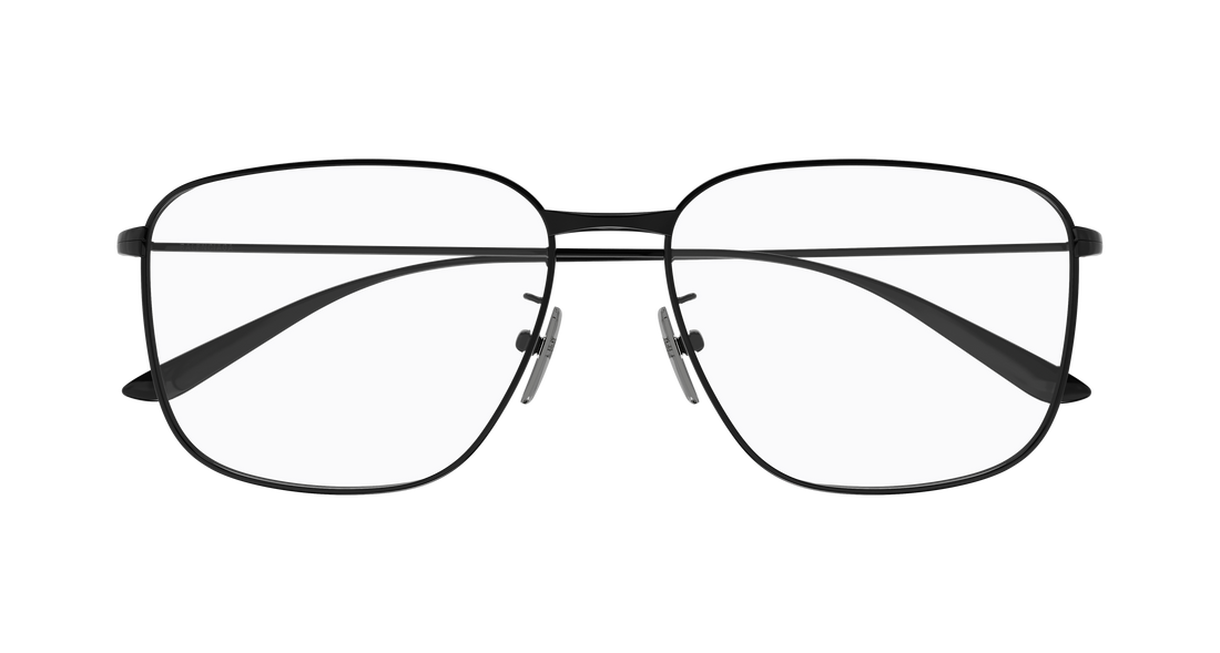 Gafas graduadas balenciaga bb0452o 002 negro rectangular / squared masculino talla 59mm - Vista de detalle