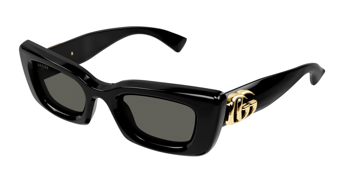 Lunettes de soleil gucci gg1827s 001 negro cat eye femenino taille 49mm - Vue principale