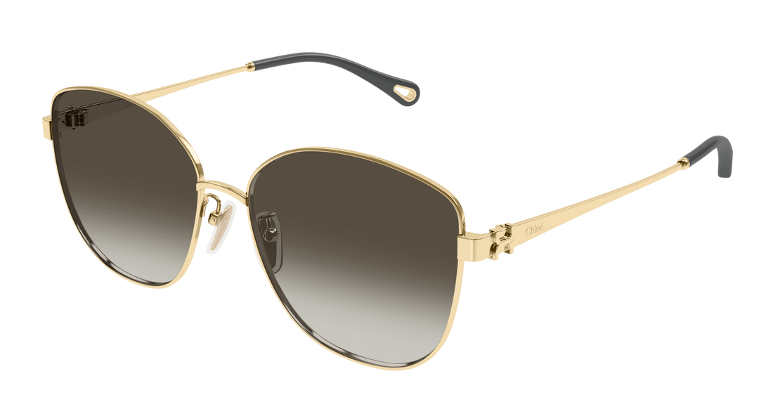 Gafas de sol chloé ch0306sk 003 dorado square femenino talla 59mm - Vista principal