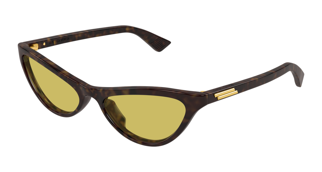 Occhiali da sole bottega veneta bv1414s 002 havana cat eye femenino taglia 56mm - Vista principale