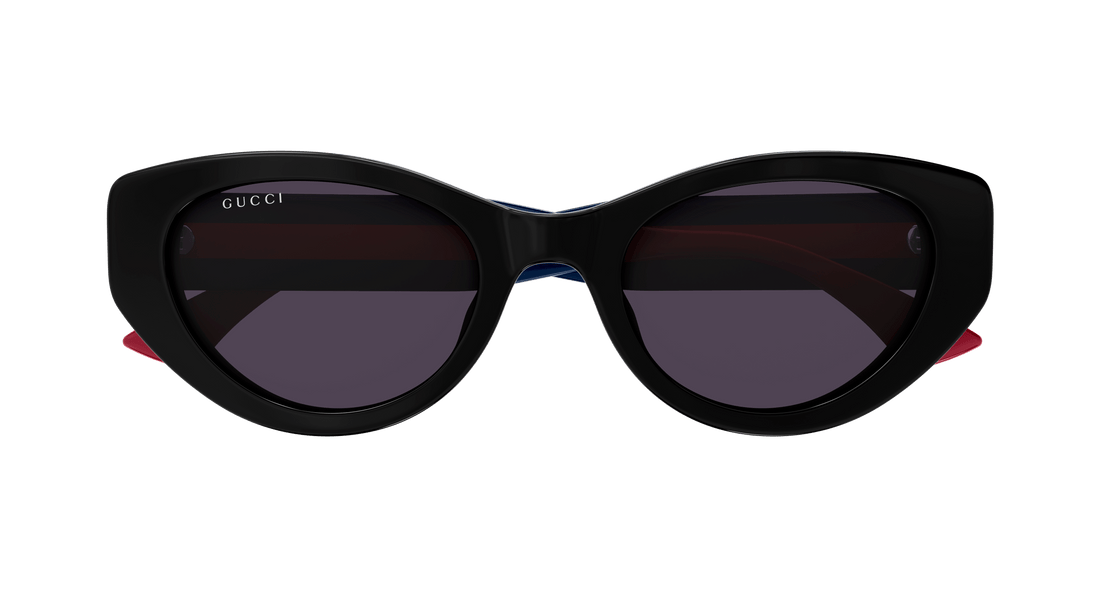 Óculos de sol gucci gg1862s 004 negro cat eye femenino tamanho 52mm - Vista de detalhe