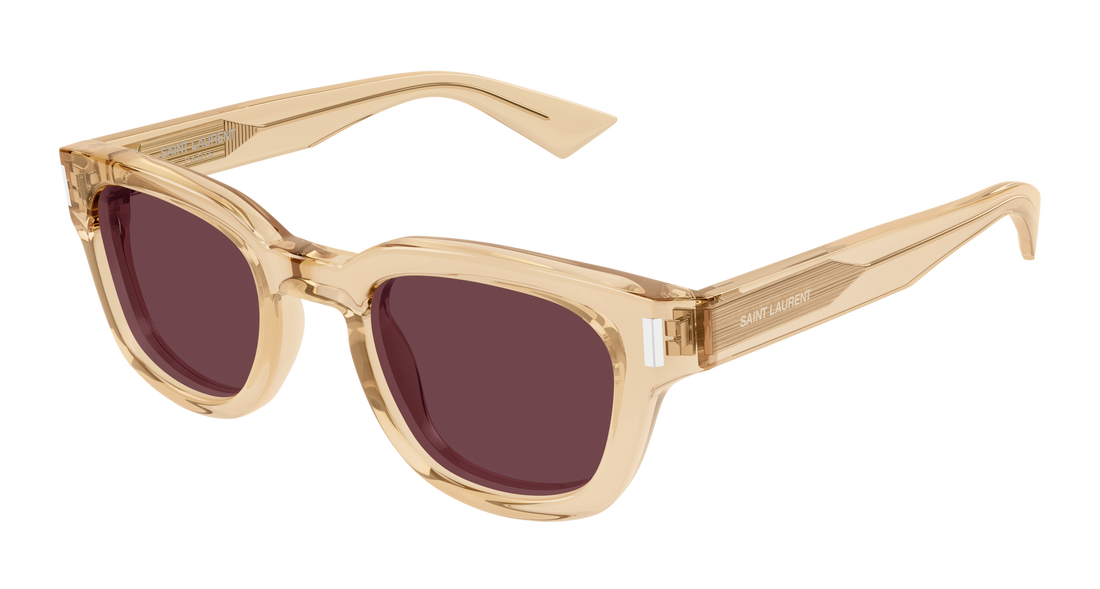 Occhiali da sole saint laurent sl 838 008 amarillo round/oval/panthos unisex taglia 49mm - Vista principale