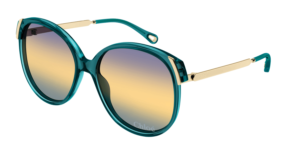 Gafas de sol chloé ch0285s 005 verde square femenino talla 58mm - Vista principal