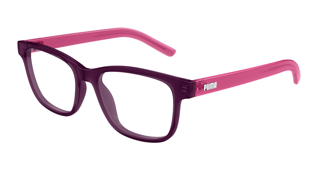 Occhiali da vista puma pj0085o 004 burdeos rectangular / squared infantil taglia 48mm - Vista principale