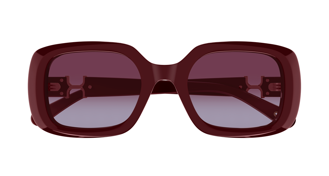 Gafas de sol chloé ch0333s 004 rojo rectangular / squared femenino talla 53mm - Vista de detalle