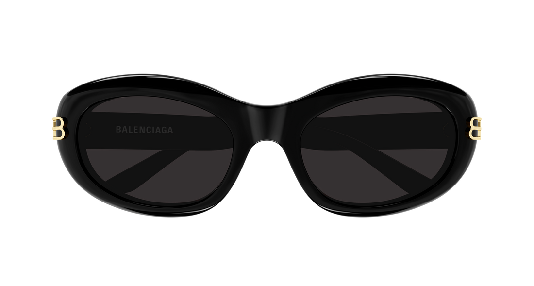 Gafas de sol balenciaga bb0431s 001 negro round/oval/panthos femenino talla 57mm - Vista de detalle