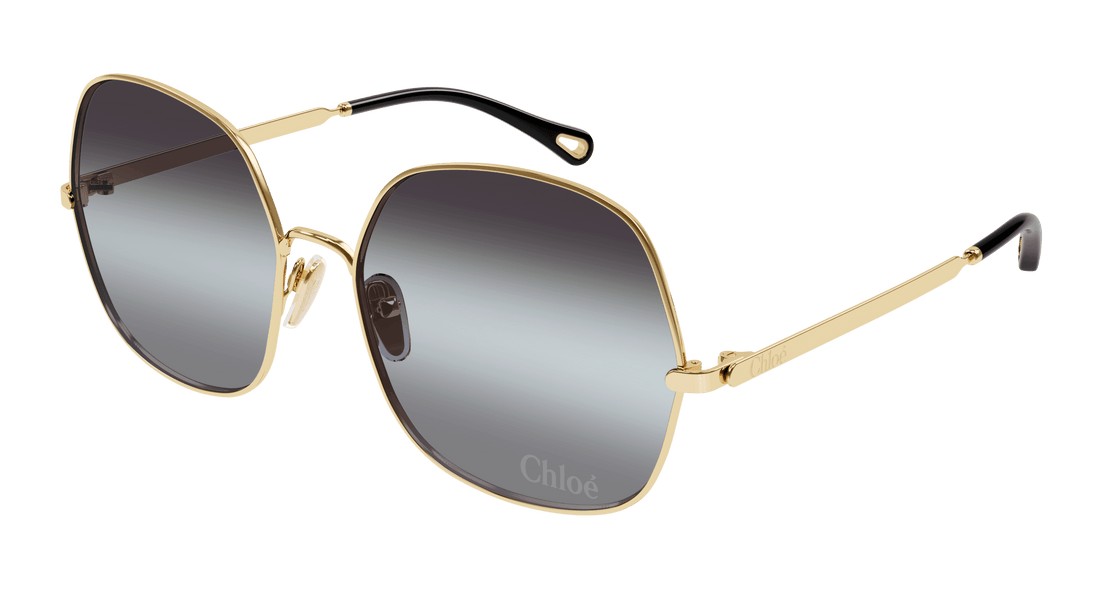 Gafas de sol chloé ch0282s 001 dorado square femenino talla 60mm - Vista principal