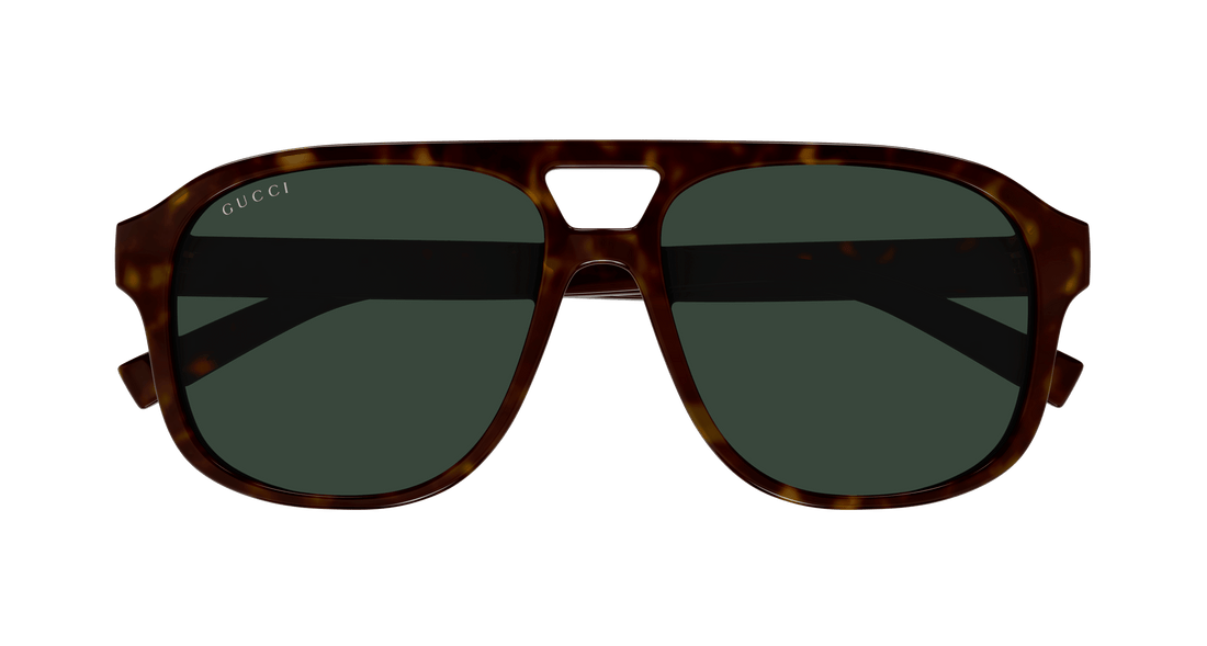 Sunglasses gucci gg1856s 002 havana pilot masculino size 57mm - Detailed view