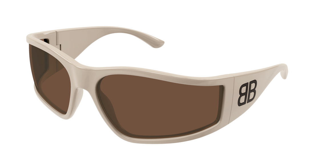 Gafas de sol balenciaga bb0457s 005 beige mask unisex talla 74mm - Vista principal
