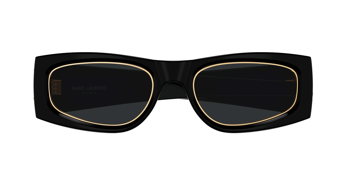 Lunettes de soleil saint laurent sl m140 rim 001 negro square femenino taille 54mm - Vue détaillée