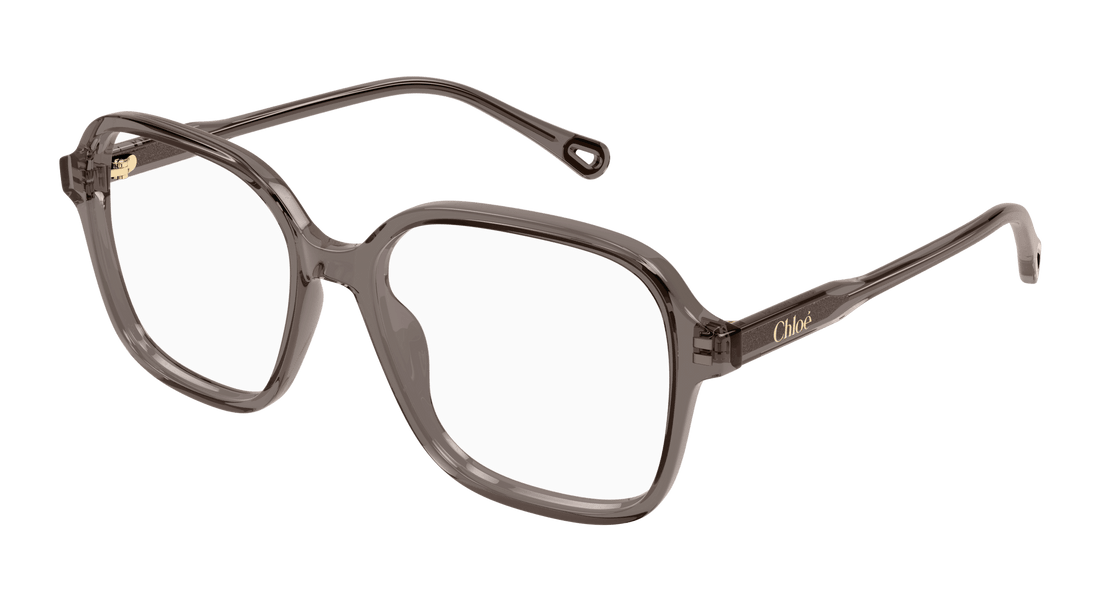 Prescription glasses chloé ch0313o 003 gris square femenino size 54mm - Main view
