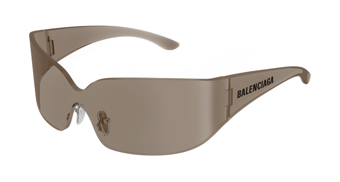 Gafas de sol balenciaga bb0421s 002 marron mask unisex talla 99mm - Vista principal