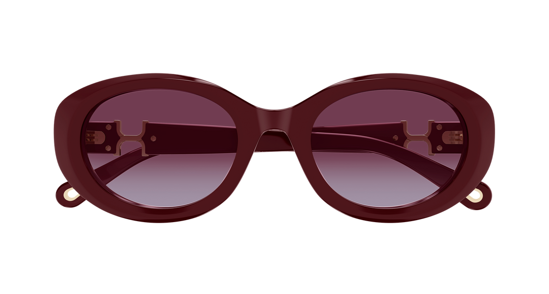 Gafas de sol chloé ch0323sk 004 rojo round/oval/panthos femenino talla 54mm - Vista de detalle