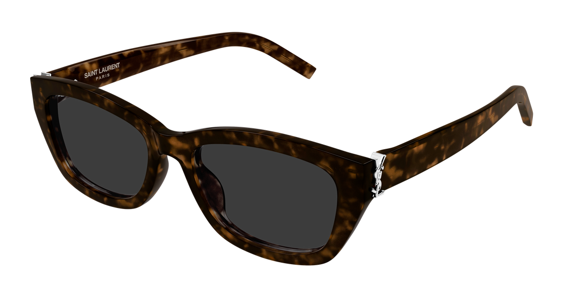 Occhiali da sole saint laurent sl m153/f 002 havana cat eye femenino taglia 55mm - Vista principale