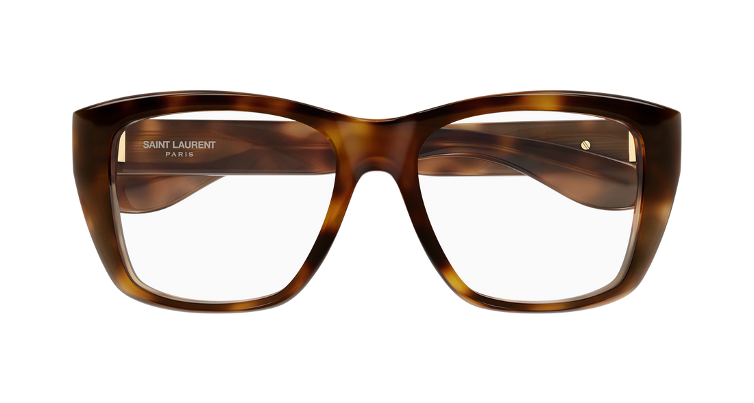 Brillen saint laurent sl 925 002 havana cat eye femenino größe 54mm - Detailansicht
