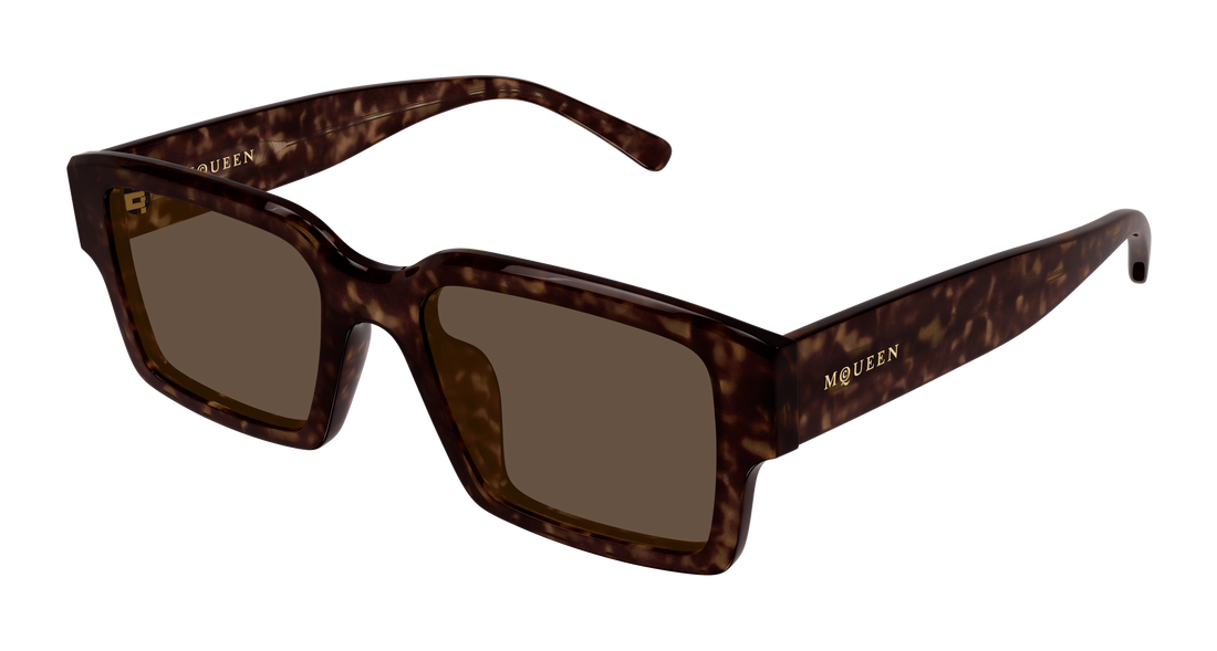 Sonnenbrillen alexander mcqueen am0579s 002 havana rectangular / squared masculino größe 53mm - Hauptansicht