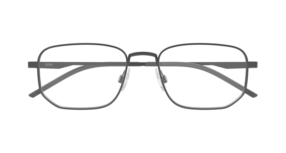 Occhiali da vista puma pu0532o 003 plateado rectangular / squared masculino taglia 55mm - Vista dettagliata