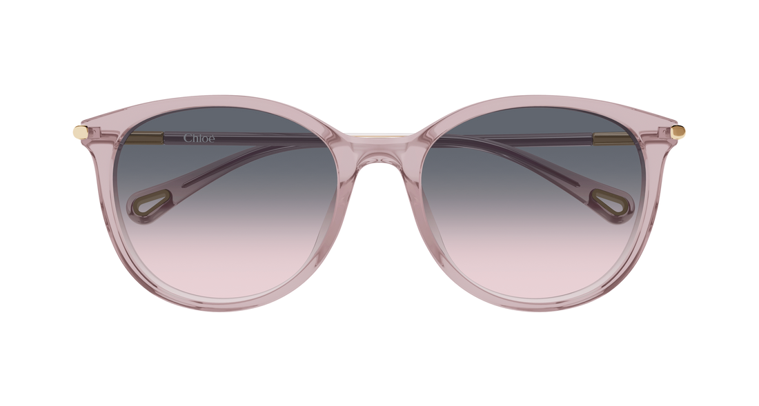 Lunettes de soleil chloé ch0397sk 005 rosa round/oval/panthos femenino taille 56mm - Vue détaillée