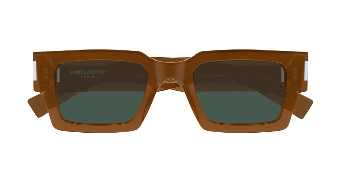 Gafas de sol saint laurent sl 572 011 marron rectangular / squared unisex talla 50mm - Vista de detalle