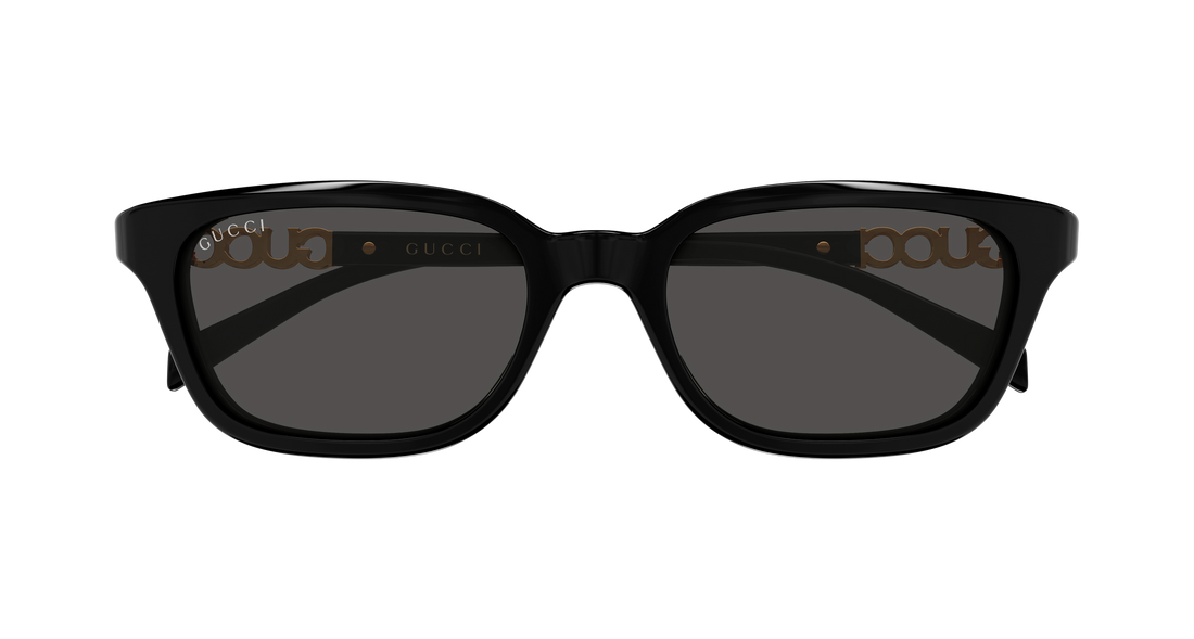 Lunettes de soleil gucci gg2208s 001 negro rectangular / squared femenino taille 53mm - Vue détaillée