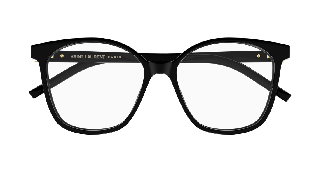 Gafas graduadas saint laurent sl m162 001 negro round/oval/panthos femenino talla 55mm - Vista de detalle