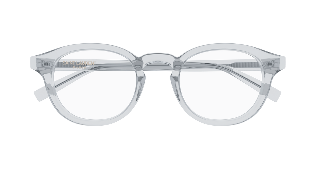 Gafas graduadas saint laurent sl 907 003 gris cat eye masculino talla 47mm - Vista de detalle