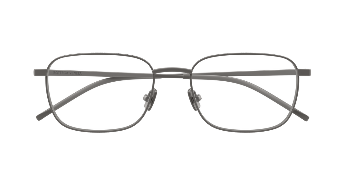 Prescription glasses bottega veneta bv1472o 004 plateado rectangular / squared masculino size 56mm - Detailed view