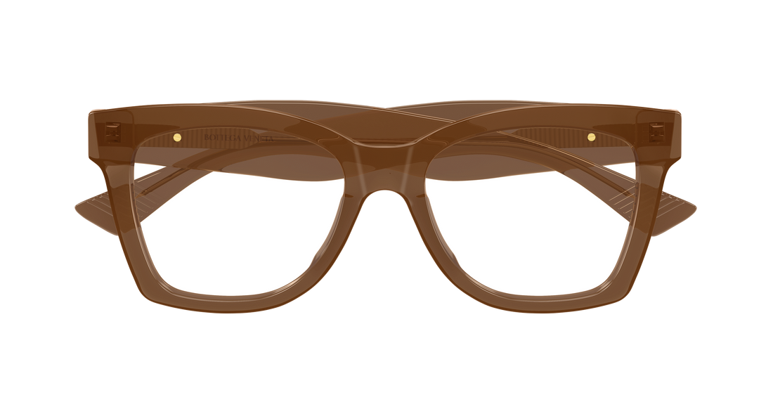 Prescription glasses bottega veneta bv1459o 004 marron butterfly femenino size 52mm - Detailed view