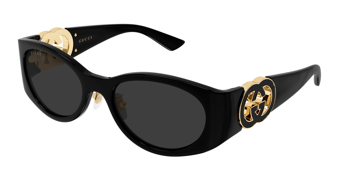 Sonnenbrillen gucci gg2123sa 001 negro round/oval/panthos femenino größe 55mm - Hauptansicht