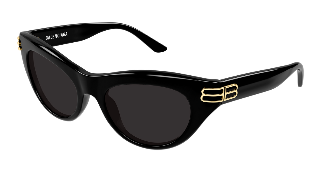 Occhiali da sole balenciaga bb0466s 001 negro cat eye femenino taglia 55mm - Vista principale