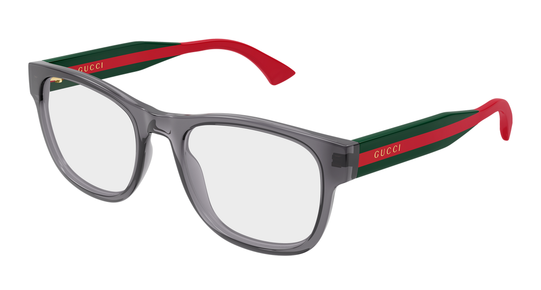 Brillen gucci gg0004onn 006 gris rectangular / squared masculino größe 50mm - Hauptansicht