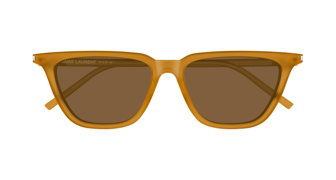 Sonnenbrillen saint laurent sl 889 sulpice thin 004 amarillo cat eye femenino größe 53mm - Detailansicht