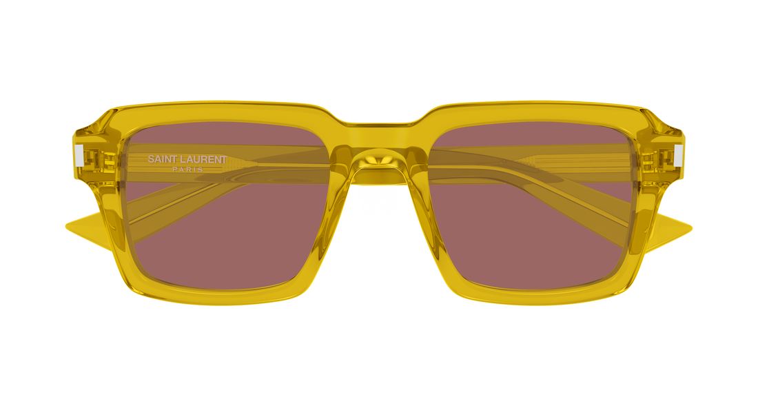 Lunettes de soleil saint laurent sl 947 005 amarillo rectangular / squared masculino taille 50mm - Vue détaillée