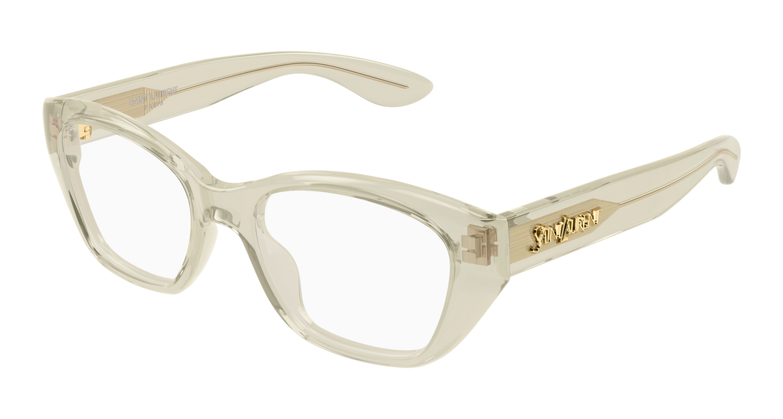 Brillen saint laurent sl 924 004 verde cat eye femenino größe 52mm - Hauptansicht