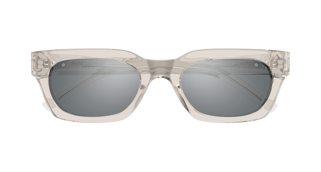 Lunettes de soleil saint laurent sl m175/f 004 beige rectangular / squared femenino taille 53mm - Vue détaillée