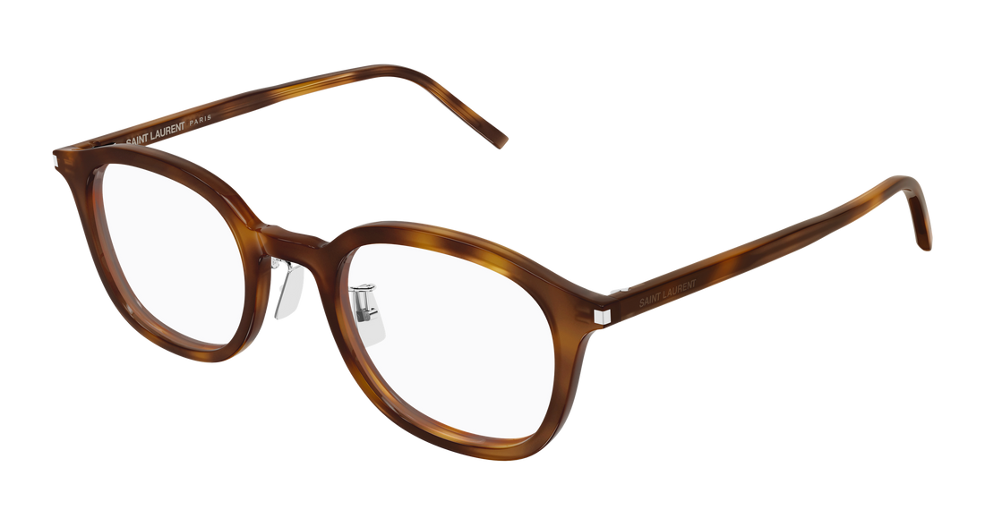 Lunettes de vue saint laurent sl 959/j 002 havana round/oval/panthos masculino taille 49mm - Vue principale