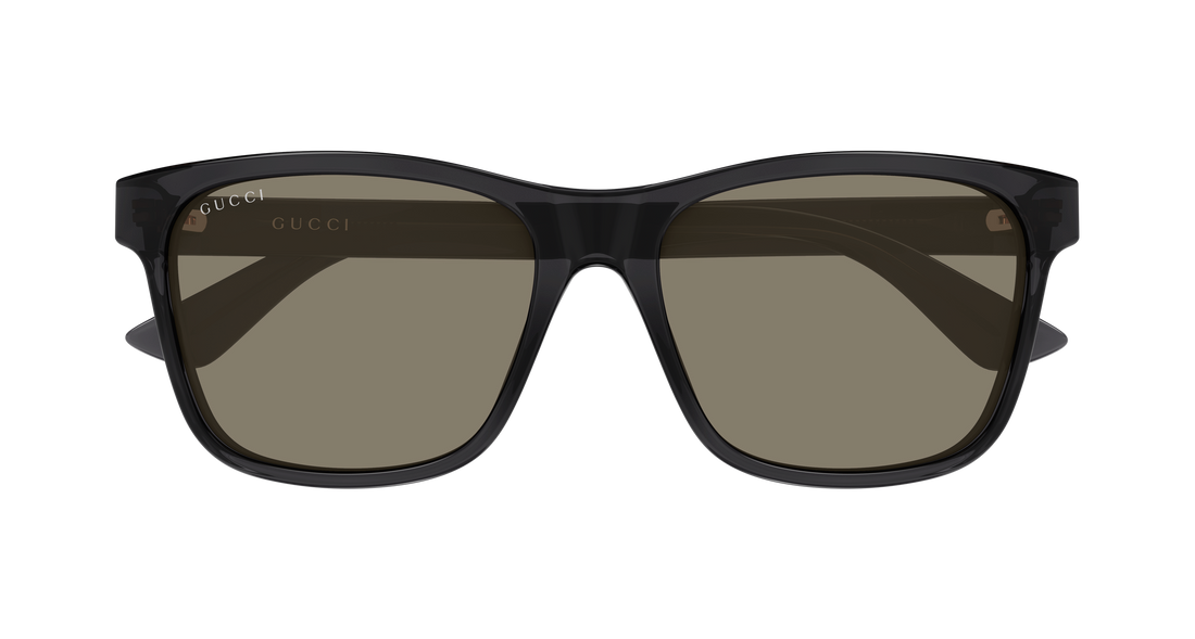 Lunettes de soleil gucci gg0746s 006 gris rectangular / squared masculino taille 57mm - Vue détaillée