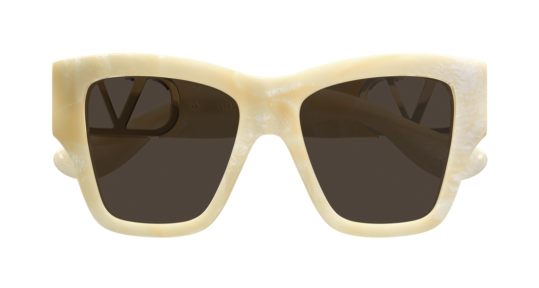 Lunettes de soleil valentino vg0052s 004 beige butterfly femenino taille 53mm - Vue détaillée