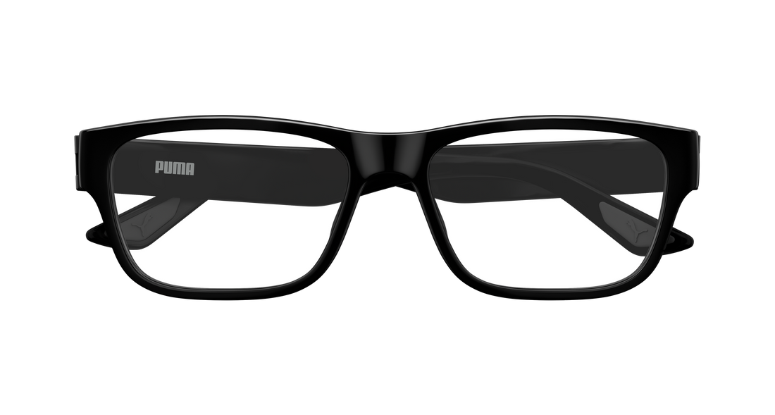 Lunettes de vue puma pu0543o 001 negro rectangular / squared masculino taille 56mm - Vue détaillée