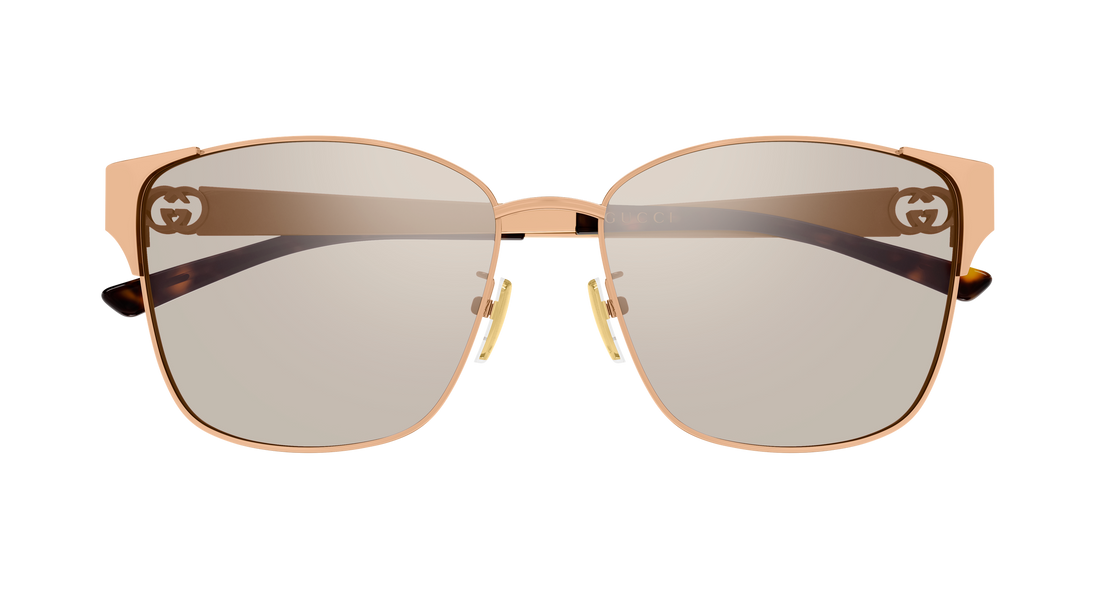 Sonnenbrillen gucci gg2198sa 002 dorado rectangular / squared femenino größe 59mm - Detailansicht